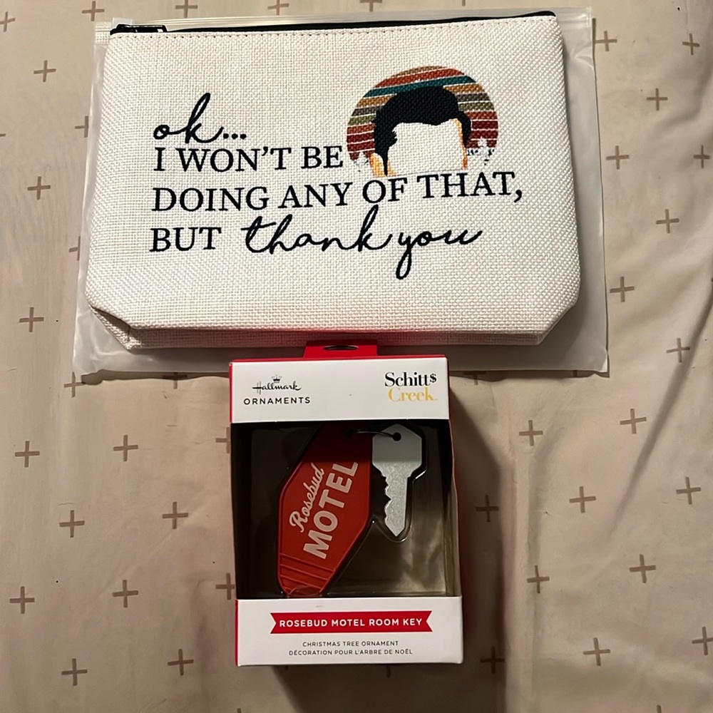 Schitts Creek Makeup Bag & Ornament